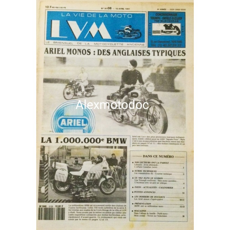 la vie de la moto n° 91/08